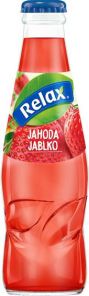 Džus Relax Jahoda Jablko 0,2l sklo