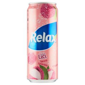 Relax Sycená limonáda příchuť liči 330ml