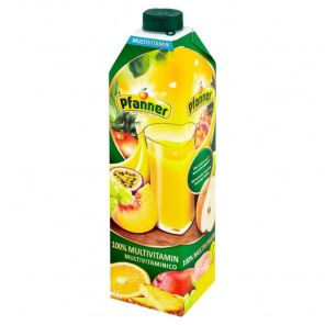 Pfanner 100% multivitaminová ovocná šťáva z několika druhů ovoce 1l