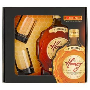 Honey Bohemia R. Jelínek 35% 0,5l + 2x sklo