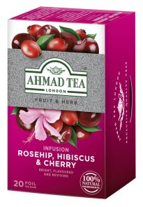 Ahmad Tea Rosehip Cherry 20x2g alupack
