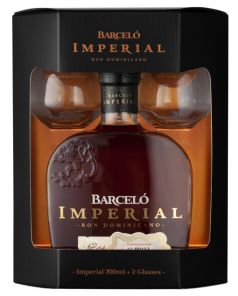 Barcelo Imperial 38% 0,7l + 2x sklo