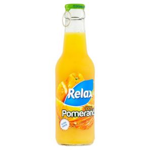 Relax 100% pomeranč 0,25l sklo