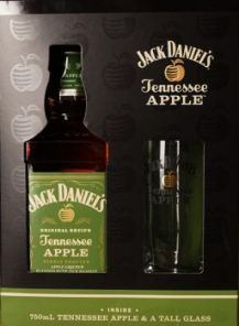Jack Daniels Apple 35% 0,7 l + sklenice